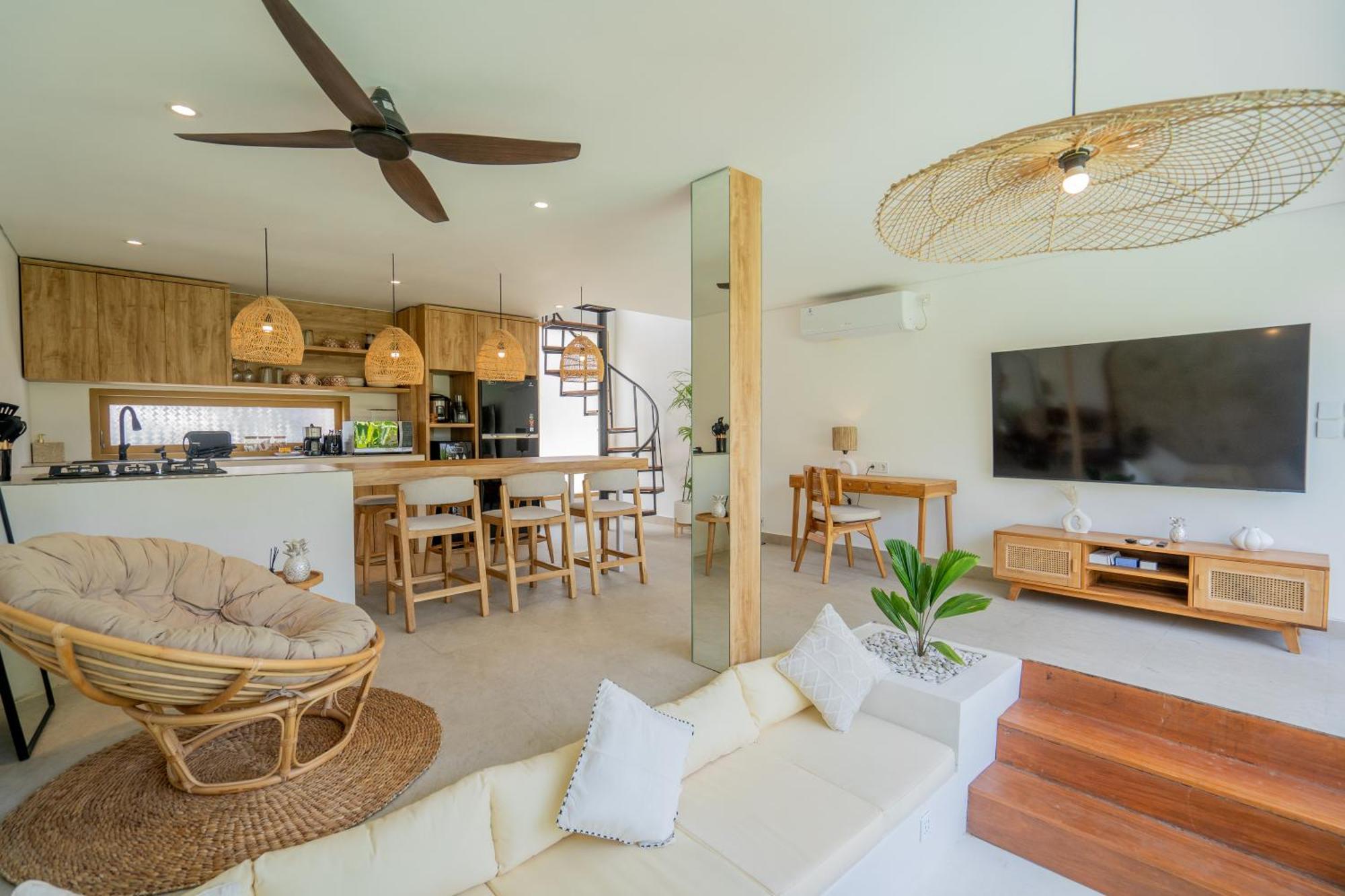 Villa Sunset Bamboo - 3Br Villa In Kerobokan Ngoại thất bức ảnh